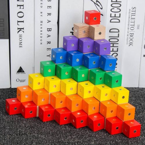 Blocs Cubiques Magnétiques En Bois Pour Enfants, 10 Pièces, Briques De Construction, Jouets Éducatifs, Anti-Stress, Cadeau Pour Garçon