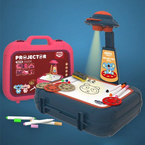 Table De Dessin Artistique Pour Enfants, Projecteur, Jouet, Koala, Journal Intelligent, 48 Motifs, Graffiti, Tableau De Peinture, Bureau, Jouets Éducatifs, 1 Ensemble