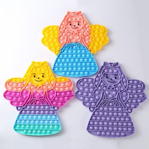 Jouets Anti-Stress En Silicone Pour Enfants Et Adultes, Petite Princesse, Anti-Stress, Décompression