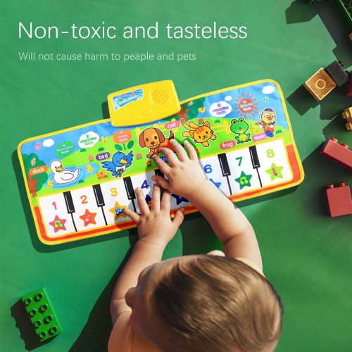 Tapis De Clavier De Piano Musical Électrique Portable, Avec Des Sons D'animaux, Tapis De Danse, Jouets Éducatifs Précoces Pour Enfants, Cadeaux De Noël