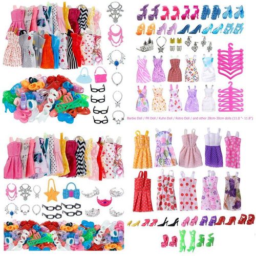 Accessoires De Poupée, Chaussures, Bottes, Mini Robe, Tenue De Poupée, Bricolage, Maison De Poupée, Jouet Pour Enfants, Cadeaux De Noël Et D'anniversaire