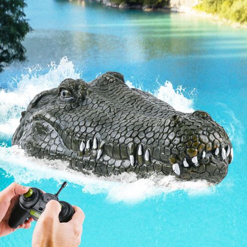 Tête De Crocodile De Bateau Rc Électrique, Jouet Amusant Pour Enfants Et Adultes, Modèle De Bateau Étanche, Télécommande