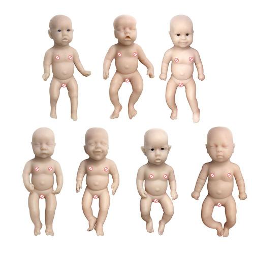 Poupée De Bébé Reborn En Silicone Pour Fille Corps Complet Non Peinte Lavable Doux Inachevé Cadeaux De Noël Pour Enfants