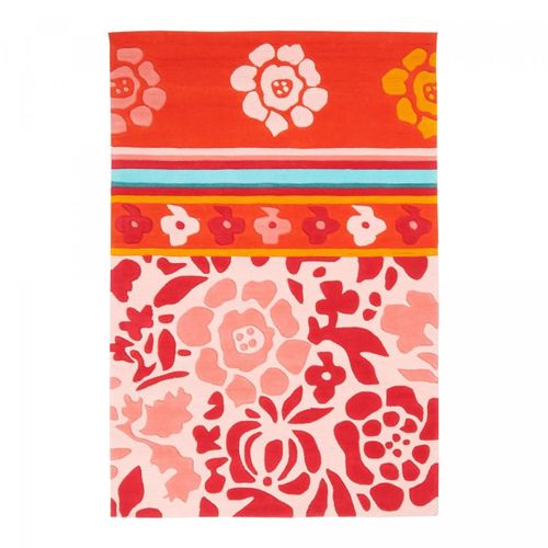 Tapis Salon Fait Main Joyla Multicolore 80x150 En Acrylique