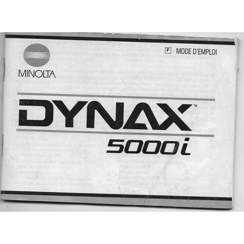 Dynax Minolta 5000i Mode D'emploi