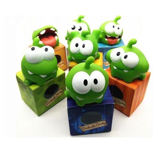 Poupée De Jeux Android Avec Son Pour Bébé Et Enfant, 1 Pièce, Jouet En Caoutchouc, Grenouille Et Vinyle, Poupée, Couper La Corde, Nom Om Candy Gulping Monster, Figurine Avec Son