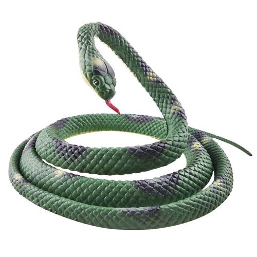 Simulation De Serpent Souple En Caoutchouc, 135cm, Jouet Amusant, Accessoires De Jardin, Anti-Stress, Horreur, Faux Serpent, Cadeaux Pour Enfants