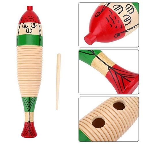 Bâtons De Tambour À Poisson En Bois, Instrument De Percussion, Jouets Pour Enfants, Cadeaux Pour Bébés