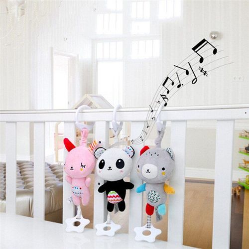 Hochets De Poussette En Peluche Pour Bébé, Hibou, Ours, Clochette Mobile, Poupée Musicale, Lit, Jouets Suspendus, Produits Pour Enfants