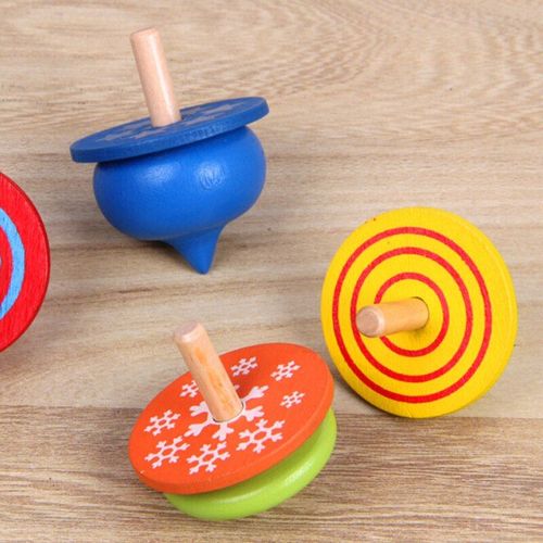 Toupie Beyblade En Bois Pour Enfants, 4 Pièces/Ensemble, Toupie Classique, Pour Les Loisirs, 4.5cm