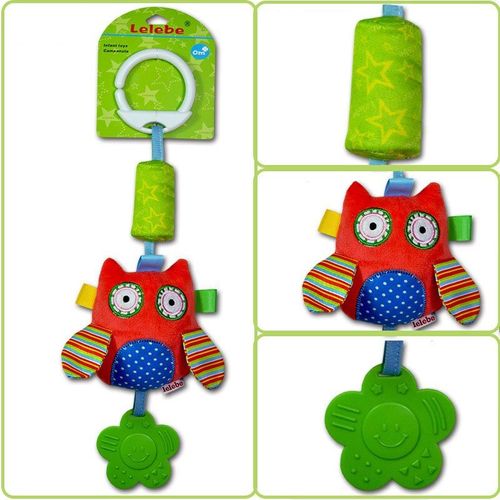 Jouet Pour Bébés, Animal De Dessin Animé, Cloches Souples, Jouets Pour Bébés, Poussettes Pour Poupées, Hochets, Haute Qualité, Sécurité