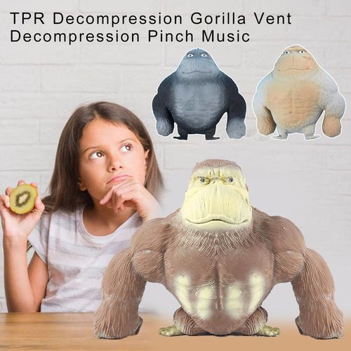 Grande Poupée Anti-Stress Pour Enfants, Jouet À Haute Élasticité, Anti-Stress, Gorille, Fidget, Cadeau