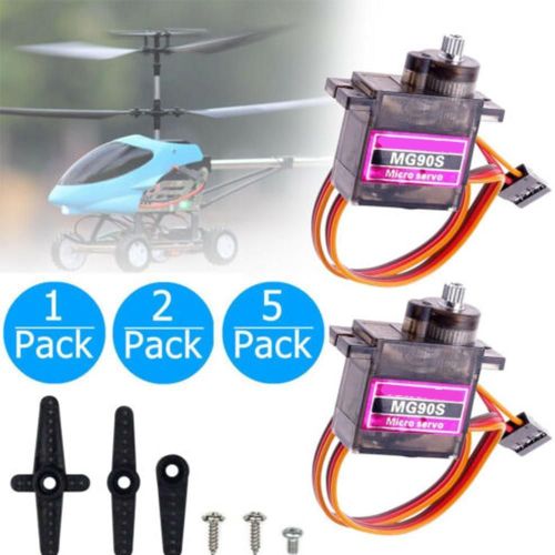 Servo de bateau à engrenage en métal, accessoires pour 450 moteurs d'avion électriques à disque rotatif droit, télécommande à aile fixe