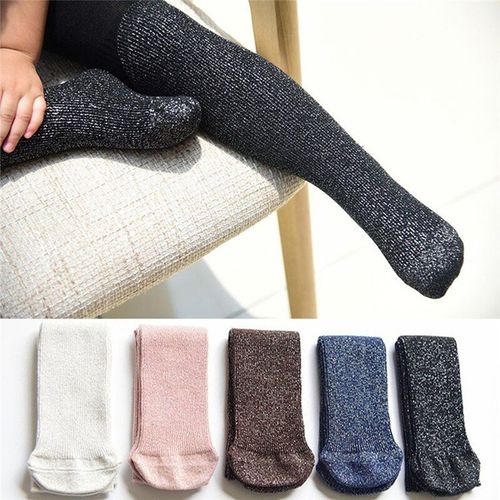 Chaussettes Hautes En Coton Pour Enfants Et Adultes, 1t, Pour Bébés Filles, Couleurs Unies, Chauffe-Jambes, Calcetines, Style Coréen