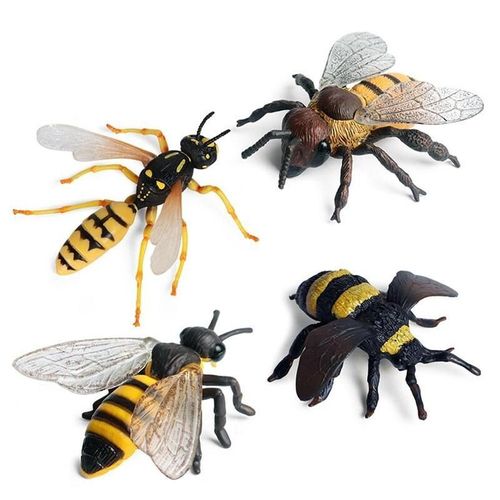 Figurines D'animaux En Forme D'abeille, Jouets Pour Enfants, Fête, Festival, Décoration De La Maison, Sac, Accessoires De Chaussures