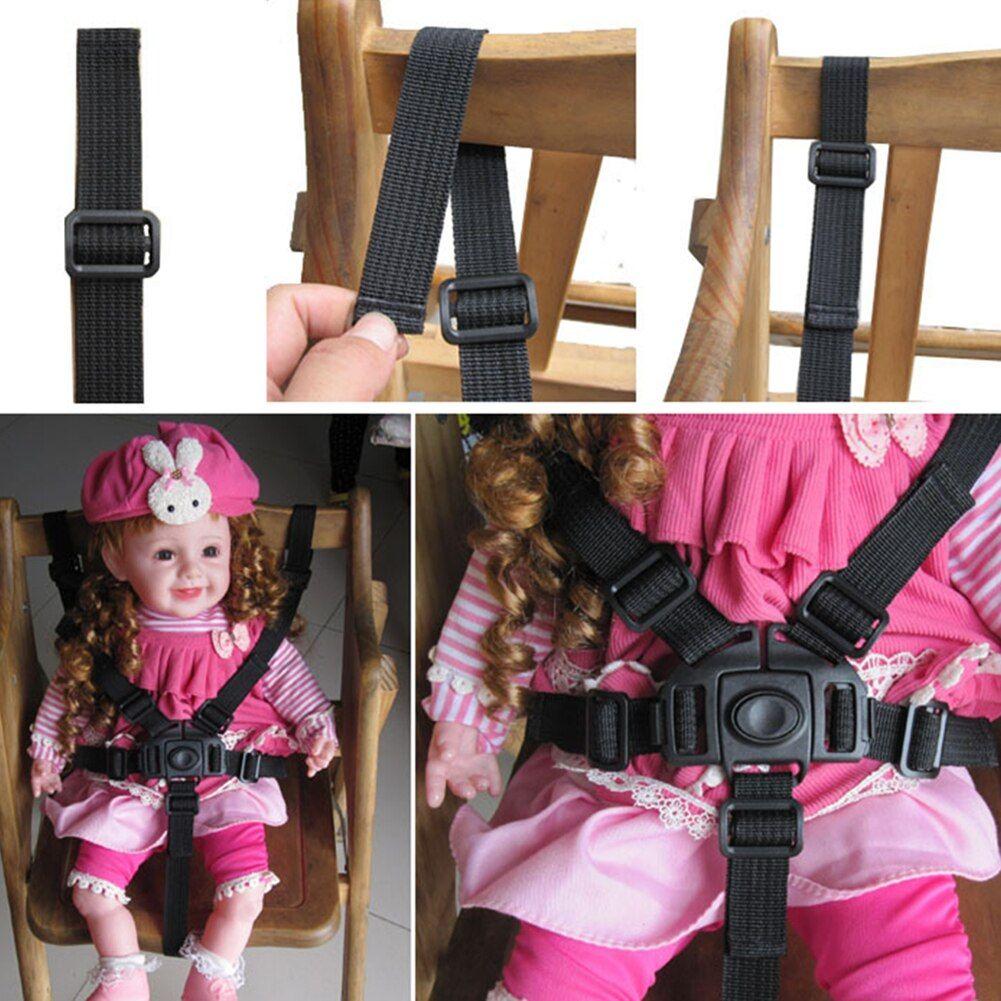 Harnais universel 5 points pour bébé, ceintures de sécurité pour poussette,  chaise haute, Buggy pour enfants