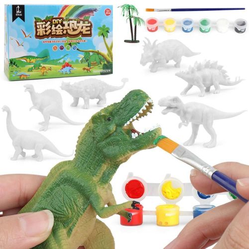 Dessin De Dinosaure Graffiti Modèle Tyrannosaure Wyvern Spinosaurus Stegosaure Ankylosaure 3d À La Main, Peinture, Jouets À Colorier, Bricolage