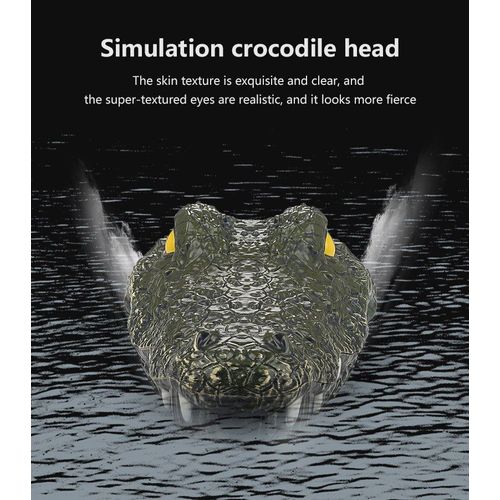 Tête De Crocodile 2.4g, Bateau Rapide Surdimensionné, Étanche, Télécommandé, Jouet Pour Enfants, Simulation