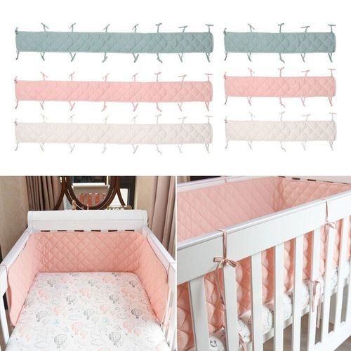 Tour De Lit En Coton Épais Pour Bébé, 1 Pièce, Protection, Coussins, Décoration De Literie Pour Chambre De Nouveau-Né