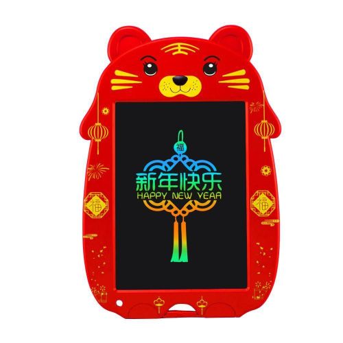 Tableau D'écriture Lcd 9 Pouces Pour Enfants, Tablette À Dessin, Animaux, Tigre, Dessin, Outils De Peinture À Gratter, Jouets Éducatifs