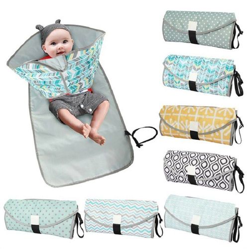 Tapis À Langer Multifonction 3 En 1 Pour Nouveau-Né, Accessoire Portable Pour La Sieste Pour Bébé, Coussins À Langer Pour Voyage En Plein Air, Sac À Couches