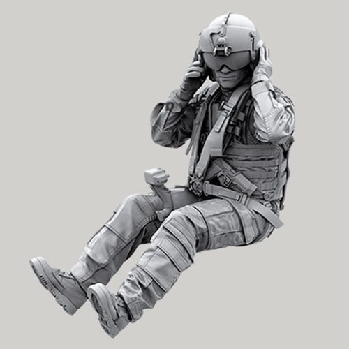 1/35 Résine Soldat Modèle Hélicoptère Militaire Américain Modèle Jouet Pour Enfants Cadeau