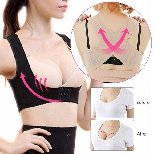 Ceinture De Soutien Élastique Ajustable Pour Femmes, Correcteur De Posture De Poitrine, Orthèse D'épaule, Corset Modelant Le Corps S/M/L/Xl/Xxl, Livraison Directe