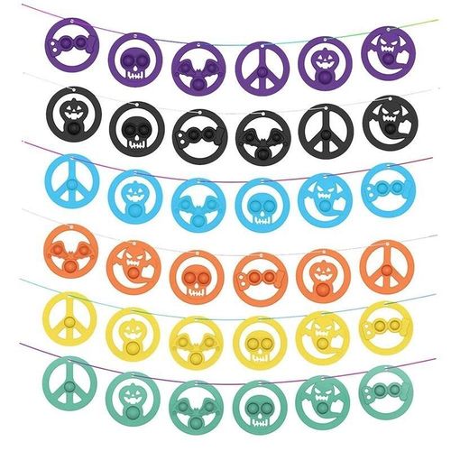 Jouets De Décompression D'halloween Pour Adultes, Puzzle De Décompression, Jouet De Presse En Silicone Souple En Forme D'animal, Jouet Anti-Stress, Cadeaux