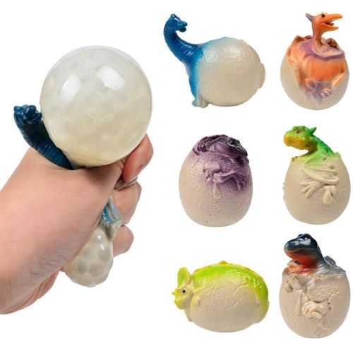 Balle À Presser En Forme D'¿Ufs De Dinosaure, Anti-Stress, Soulagement Du Stress, Gadgets Amusants, Cadeaux De Bureau Pour Adultes