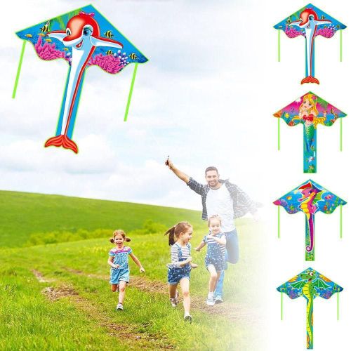 Kit De Cerf-Volant De Dessin Animé De Haute Qualité 135cm, Queue De Cerf-Volant, Jouet D'extérieur Pour Enfants, Jouet De Sport Pour Adultes, Cadeaux Pour Voyages En Famille, Jouets De Jardin En Plein