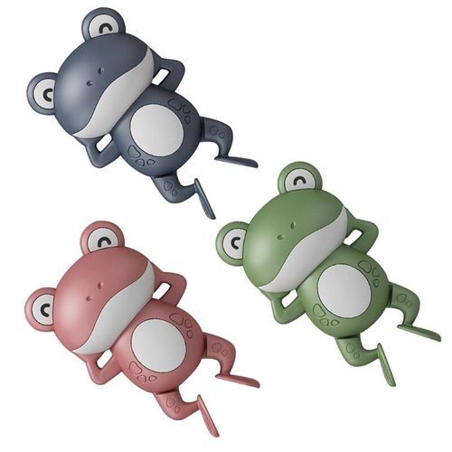 Jouet Aquatique Interactif De Grenouille Colorée 1 Pièce, Jouet De Plage Pour Bébé, Modèle De Grenouille Nageuse, Mini Kit De Grenouille Nageuse, Jouets De Pataugeoire