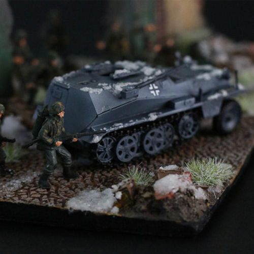 Série De Simulation Militaire De Scène, Train De Végétation À Base D'herbe, Construction, Modèle Mater, Arbre De Paysage De Chemin De Fer À Monter Soi-Même, F6f0