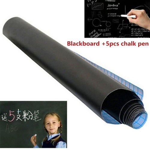 Autocollants Muraux En Vinyle Pour Tableau Noir, Amovible, Cadeau Idéal Pour Les Enfants, 45cm X 100cm