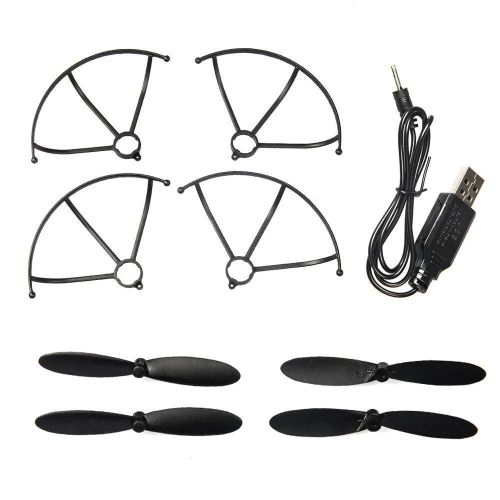 Couvercle De Protection D'hélice, Lames D'hélice Noires Pliables, Ensemble D'accessoires, Pièces De Rechange Pour Drone Rc Quadcopter-Générique