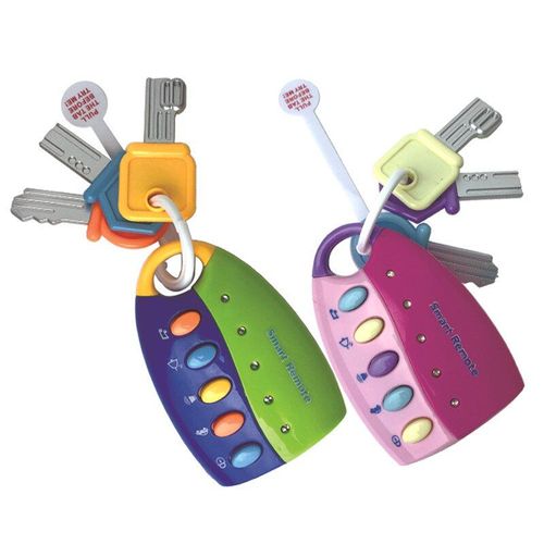 Mini Clé De Voiture Pour Bébé, Jouet De Dessin Animé, Vocal Musical, Télécommande Intelligente, Jouet Musical, Hochet, Jouet De Simulation, Cadeau Pour Enfant