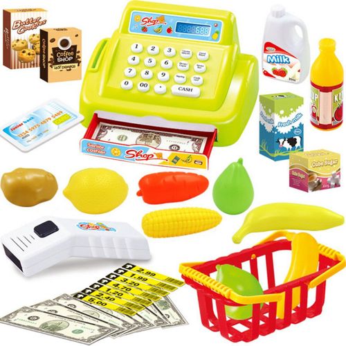 Maison De Jouets Pour Enfants, Mini Magasin De Supermarché, Kit De Caisse Enregistreuse, Ensemble De Jeu De Simulation Comme Cadeau De Nouvel An, De Noël Et D'anniversaire