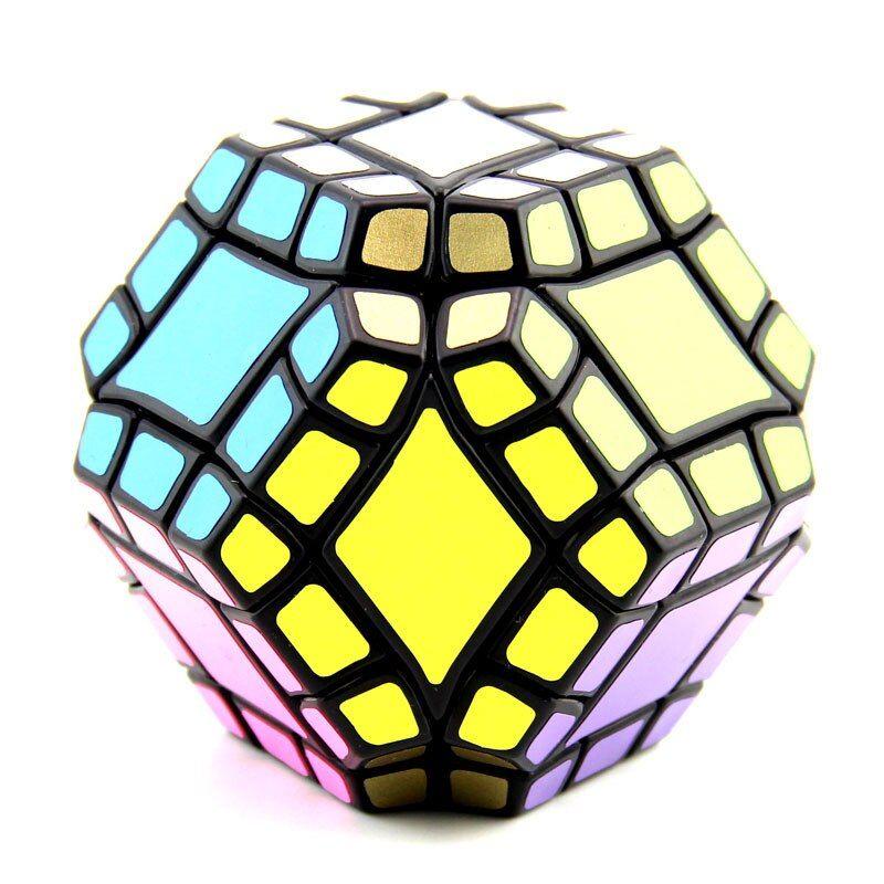 Cube de vitesse magnétique 3x3 Cube magique Gans sans autocollant Cube sans  autocollant Surface givrée (interne primaire) 
