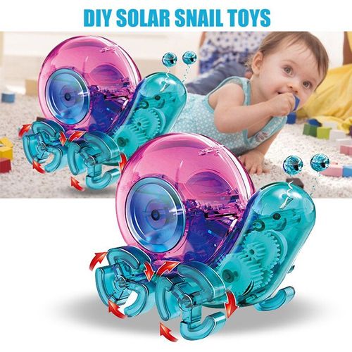 Jouet D'escargot Solaire À Monter Soi-Même, Robot Scientifique À Auto-Installation Pour Enfant, Jouets Éducatifs Gag, Cadeaux D'enfance Lbv