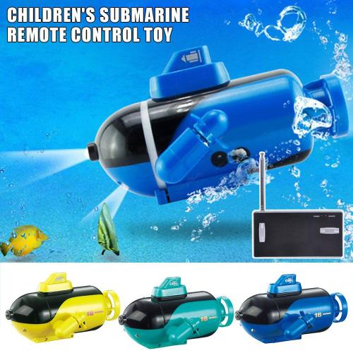 Mini Bateau Télécommandé Multifonctionnel Durable Rc, Jouet De Bateau Électrique, Modèle De Sous-Marin Lumineux Pour Aquariums