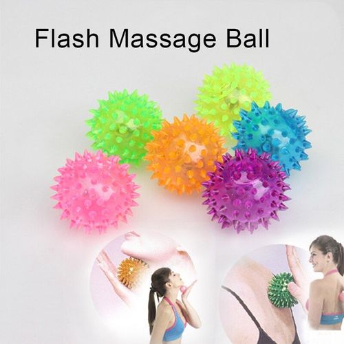 Allumer Clignotant Rebondissant Balles Balle Lumineuse Enfant Spikey Grande Nouveauté Sensorielle Hérisson Balle Jouets Pour Enfants ??????? ?? ??
