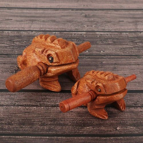 Jouet Artisanal En Bois, Grenouille Porte-Bonheur, Bloc De Sons, Instrument De Musique, Pour La Décoration De La Maison