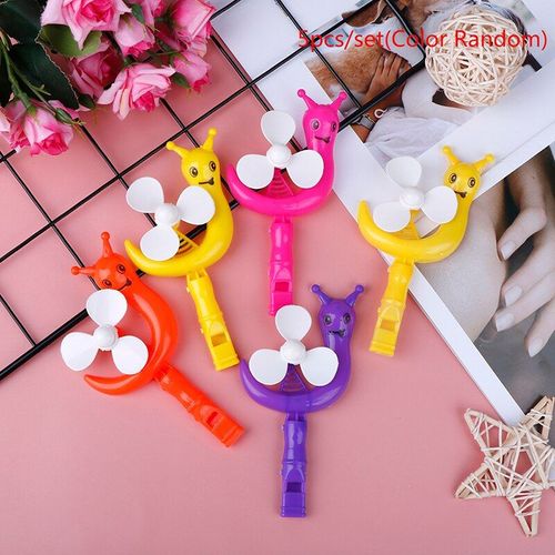 Sifflet En Forme D'escargot, 5 Pièces, Moulin À Vent, Cadeau D'anniversaire, Cadeau Pour Bébé, Cadeau De Baptême, Petit Jouet Classique Et Innovant