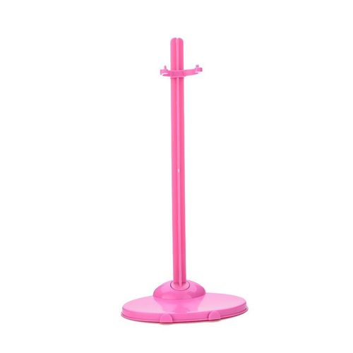 Cintres En Plastique Rose, Support Pour Robe De Poupée Barbie, Ensemble D'accessoires, 1 X