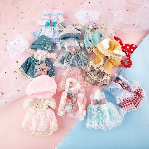 Robe De Poupée Pour Filles De 16 À 19cm, Ensemble, Jupe, Vêtements, Maison De Jeu, Accessoire, 1 Pièce