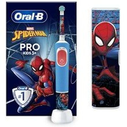 Oral B - Vitality Pro Kids Spiderman - Elektrický Zubní Kartá¿Ek S Cestovním Pouzdrem 