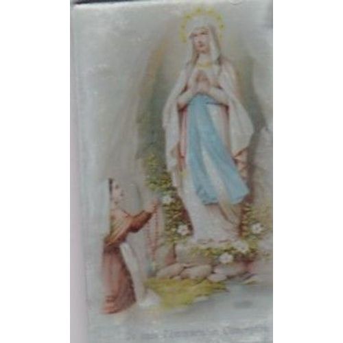Icone En Sous-Verre De La Vierge Immaculée Conception 6x10 Cm -