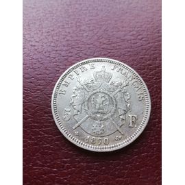 Valeur Piece 5 Francs Napoleon 3 1870 5 Francs Napoleon 3 neuf et occasion - Achat pas cher | Rakuten