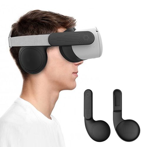 Cache-Oreilles En Silicone Housse De Protection Pour Casque (Q2eb) Pour Accessoires De Casque Oculus Quest 2
