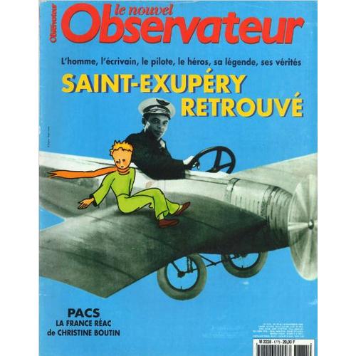 Le Nouvel Observateur 1775 Novembre 1998 Saint-Exupéry Retrouvé