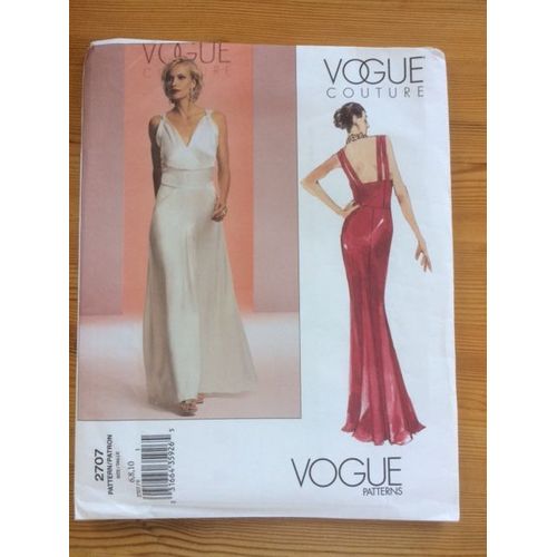 Patron Vogue 2707 Robe Longue